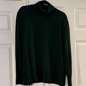 GAP Women's Dark Green Turtleneck Sweater